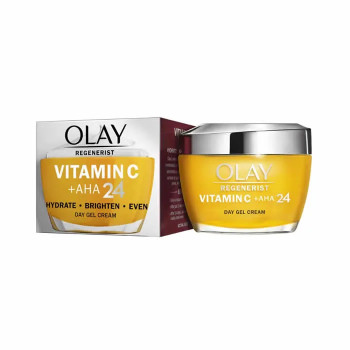 Olay Regenerist Vitamin C + Aha 24 Gel Crème Jour - Kermatone