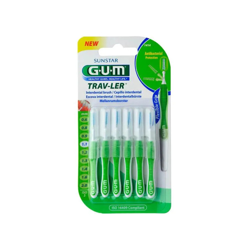 Sunstar Gum Proxabrush Ultra Fine 1414 - Brosse Interdentaire Kermatone