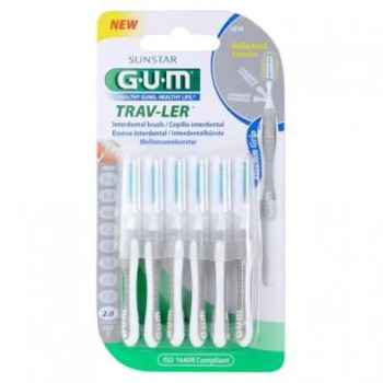 Brosse Conique Gum® 1618 2mm - Pack de 6