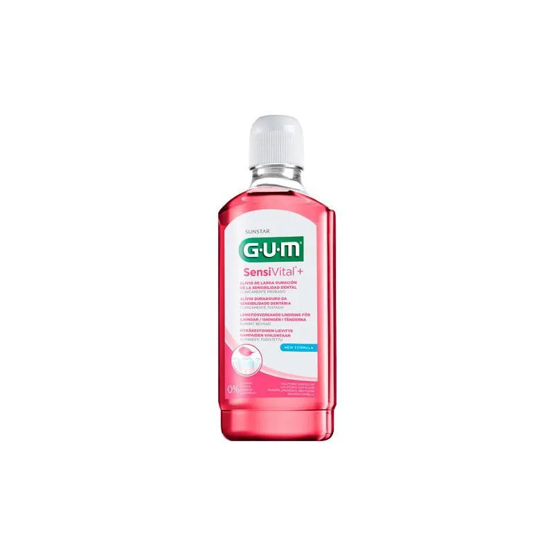 Bain De Bouche Gum Sensivital 500ml - Apaisant et Protecteur | Kermatone