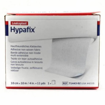 Leukoplast Hypafix 10cm X 10m - Fixation hypoallergénique Kermatone
