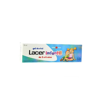 Gel dentaire enfant fraise Lacer 75ml - Kermatone