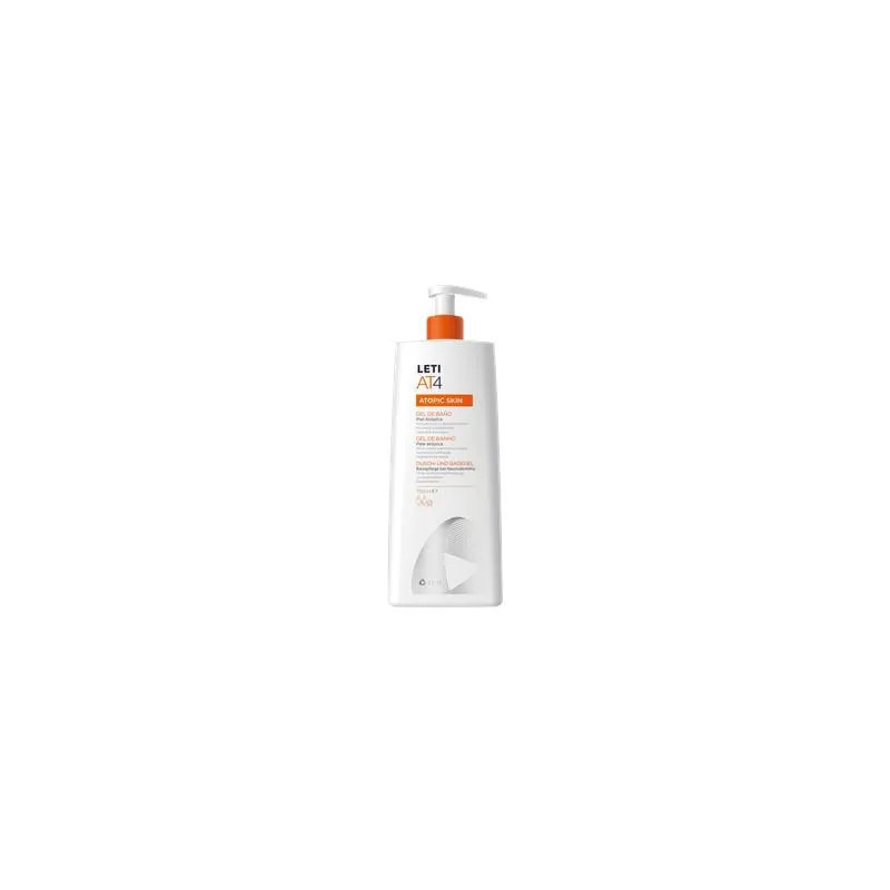 Leti At4 Gel De Bain Atopic 250ml - Peaux atopiques | Kermatone