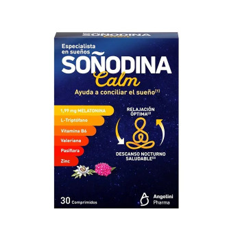 Angelini Melatonina Tri 30 Tablettes - Sommeil Réparateur Kermatone