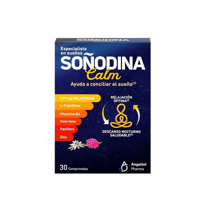 Angelini Melatonina Tri 30 Tablettes - Sommeil Réparateur Kermatone