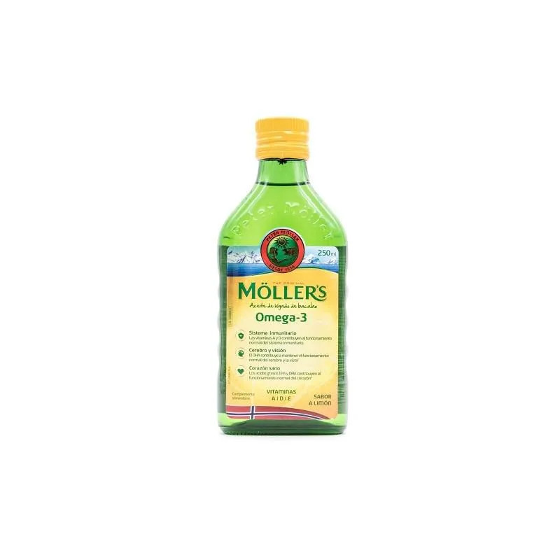 Möller's Huile De Foie De Morue Citrons 250ml – Kermatone
