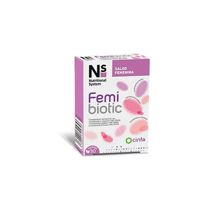 N+s Femibiotic 30 Gélules - Équilibre Hormonal & Intestinal | Kermatone
