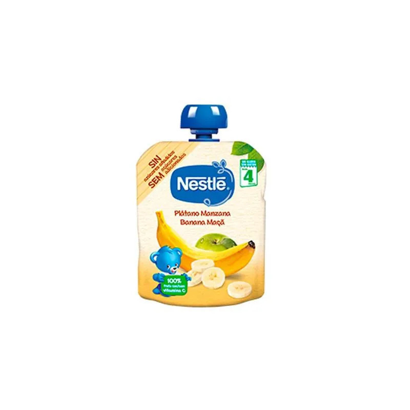 Purée Pomme Banane Nestlé Naturnes 90g - Kermatone