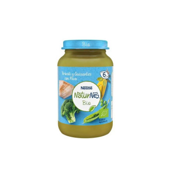 Nestlé Naturnes Bio Brócoli, Guisantes y Pavo 190g | Kermatone