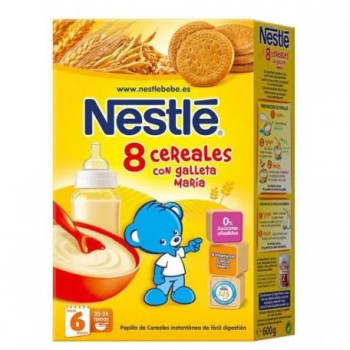 Bouillie Nestlé 8 Céréales + Cookie - Nutriments Essentiels Kermatone
