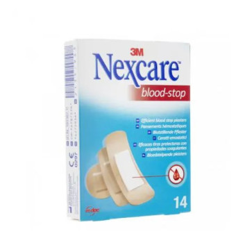 Pansements Blood Stop 14 Unidades Nexcare - Rapidité & Confort | Kermatone