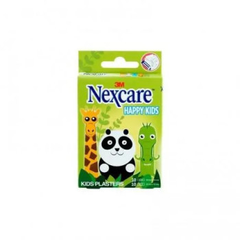 Pansements rigolos Nexcare Pans Happy Kids Animaux - Kermatone