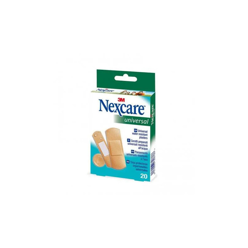 Bandes Adhésives Universelles Nexcare - 20 Pcs | Kermatone