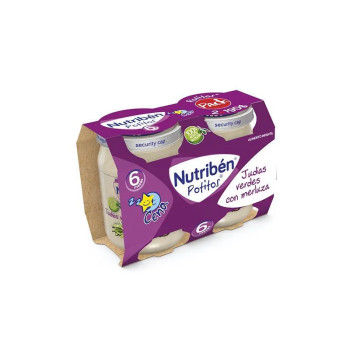 Nutriben Potito Judías Verdes & Merluza - Repas Bébé Kermatone