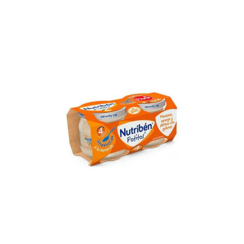 Nutriben Potito Bipack Fruitées 2x120g - Kermatone