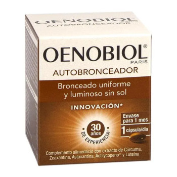 Capsules Autobronceadoras Oenobiol - Bronzage naturel Kermatone