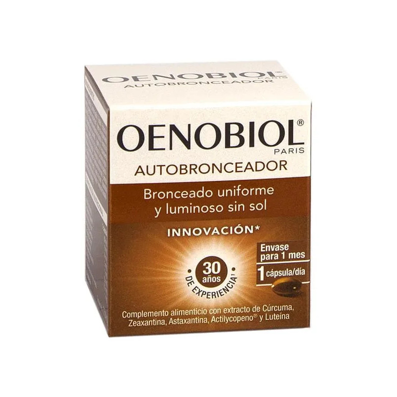 Capsules Autobronceadoras Oenobiol - Bronzage naturel Kermatone