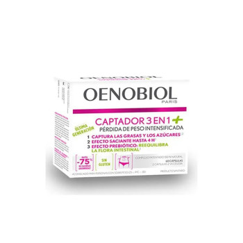 Oenobiol Grease Collector 3 In 1 Plus - Solution Peau Grasse | Kermatone