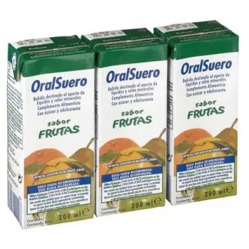 Bioral Casen Oralsuero Fruit 200ml - Pack de 3