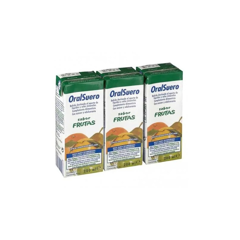 Bioral Casen Oralsuero Fruit 200ml - Pack de 3