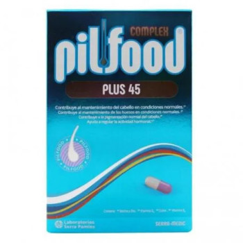 Pilfood Plus 45 Capsules - Cheveux & Ongles Fortifiés | Kermatone