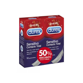 Durex Sensitive Total Contact - Préservatifs Ultra-Fins Kermatone