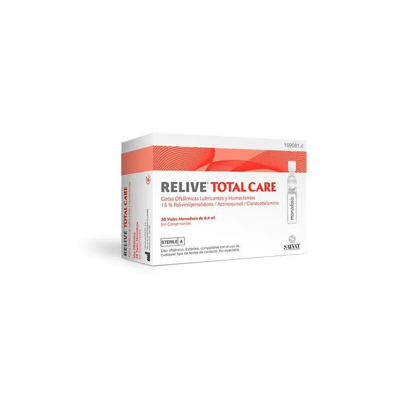Relive Revivez Gouttes Oculaires Total Care - Hydratation Kermatone