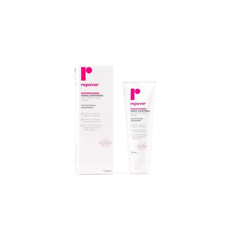 Repavar Crème Anti-Vergetures 250ml - Réduit visiblement les marques | Kermatone
