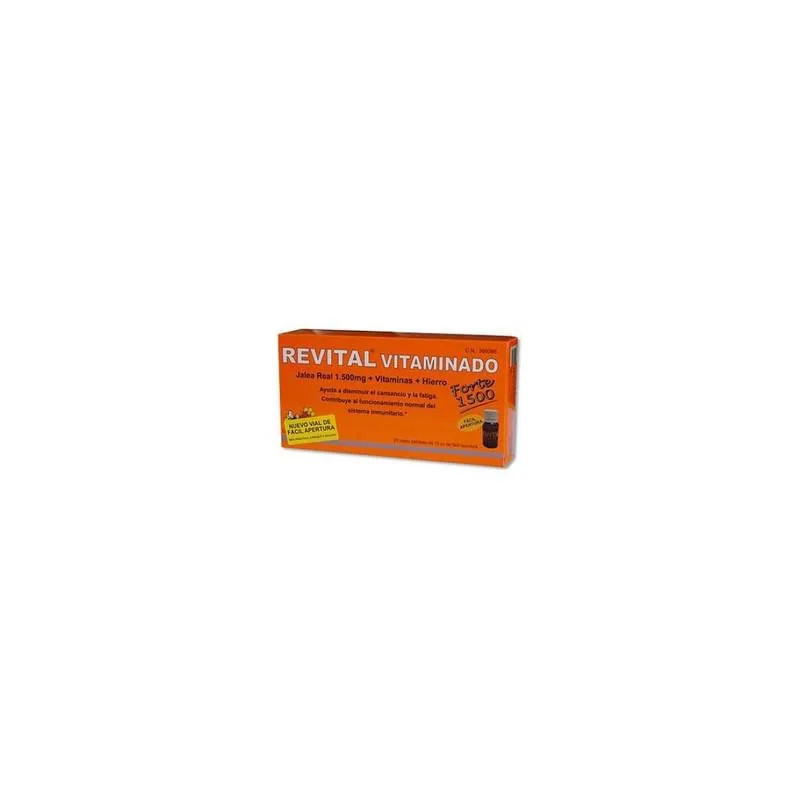 Pharma Otc Revital Jalea Royale - Vitalité en 20 Viales | Kermatone