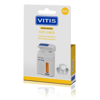 Fil Dentaire Vitis Cire 50m - Hygiène Bucco-Dentaire | Kermatone