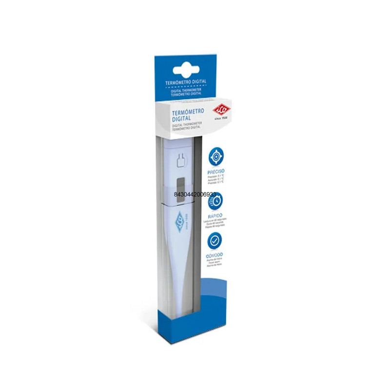 Ico Thermomètre Numérique Mod Mc-101 - Mesures Fiables Kermatone