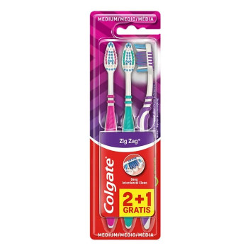 Cepillo Colgate Zig Zag 2 + 1 - Brosse à dents efficace Kermatone