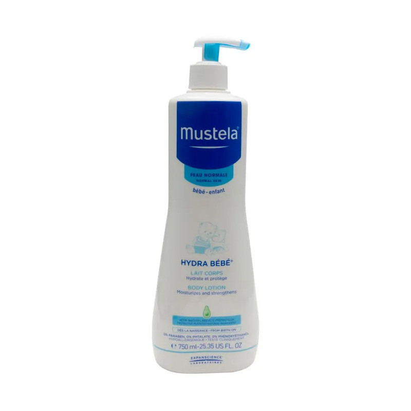 Mustela Hydra Bébé Lait Corps 750ml - Hydratation optimale | Kermatone