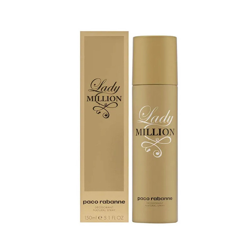 Paco Rabanne Lady Million Déodorant Vaporisateur 150ml - Kermatone