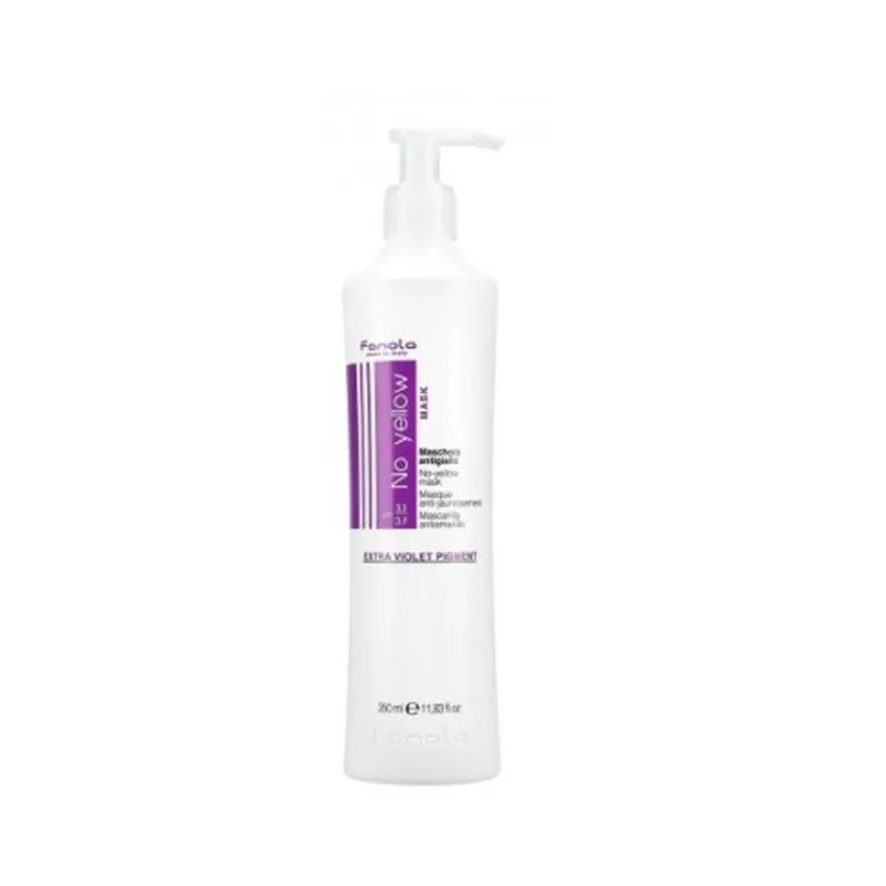 Fanola No Yellow Mask 350ml - Soin Cheveux Blonds Kermatone
