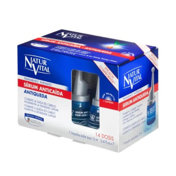 Sérum Anti-Chute Naturvital 7x12ml - Révélez vos Cheveux Kermatone