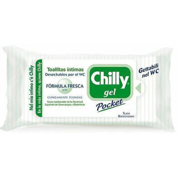 Chilly Lingettes Intimes Formule Fraîche PH5 - 12 Unités
