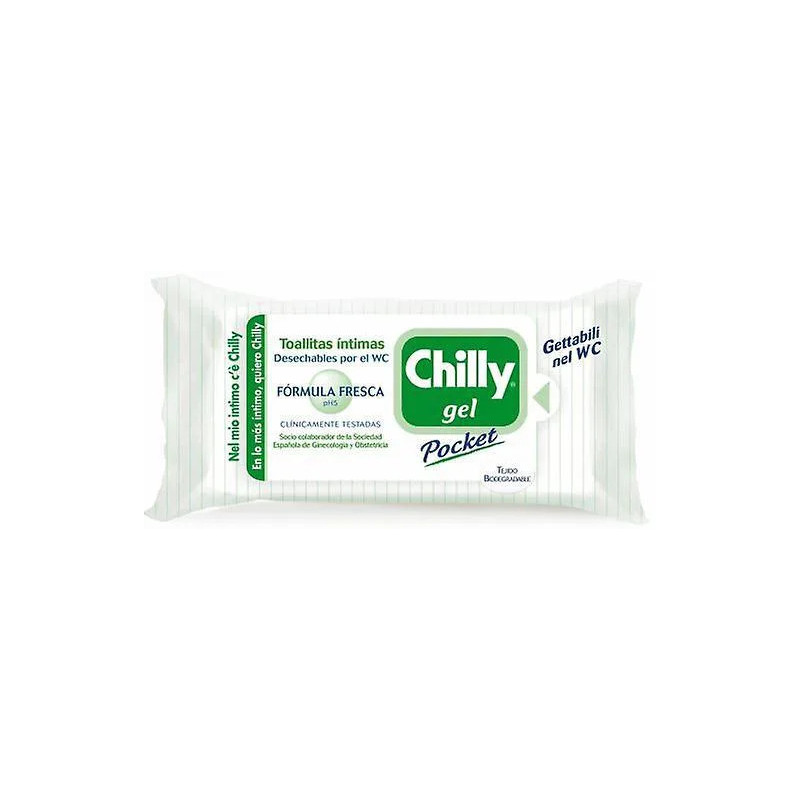 Chilly Lingettes Intimes Formule Fraîche PH5 - 12 Unités