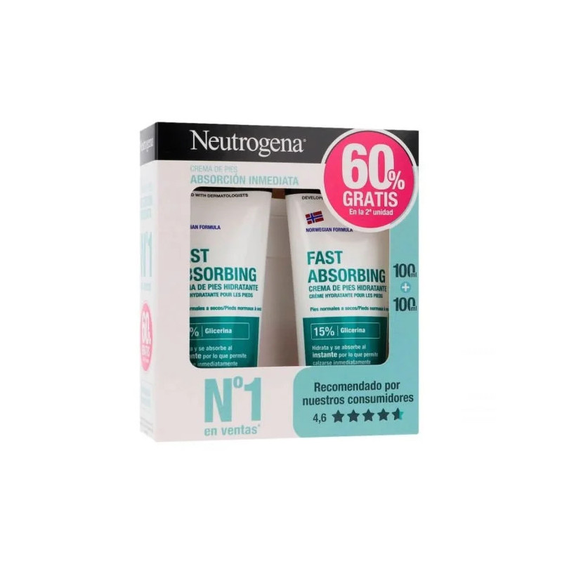 Neutrogena Crème Hydratante Pieds Absorption Immédiate | Kermatone