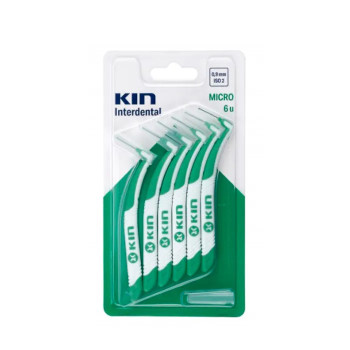 Kin Micro Interdental Brush 6 Uts - Hygiène bucco-dentaire Kermatone