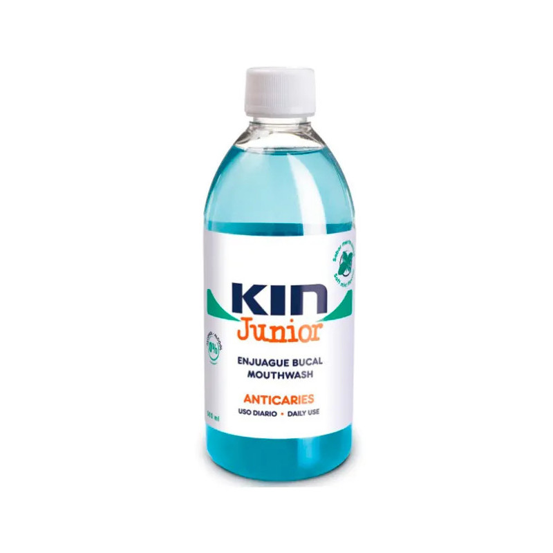 Kin Junior Bain de bouche 500ml - Hygiène buccale enfant Kermatone