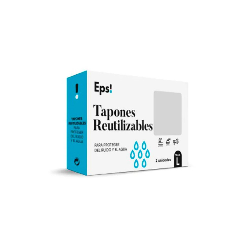 Bouchons Ear Plugs Réutilisables Eps Taille L | Kermatone