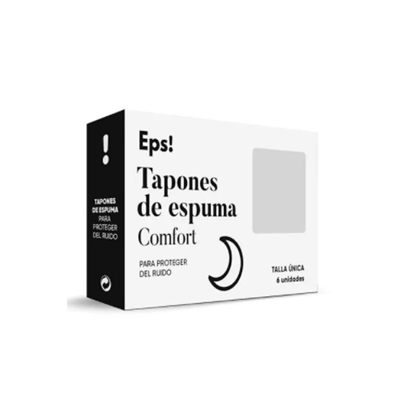 Bouchons d'oreilles confort Eps - 6 pièces Kermatone