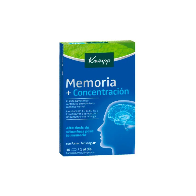 Kneipp Mémoire Concentration - Booster de mémoire | Kermatone