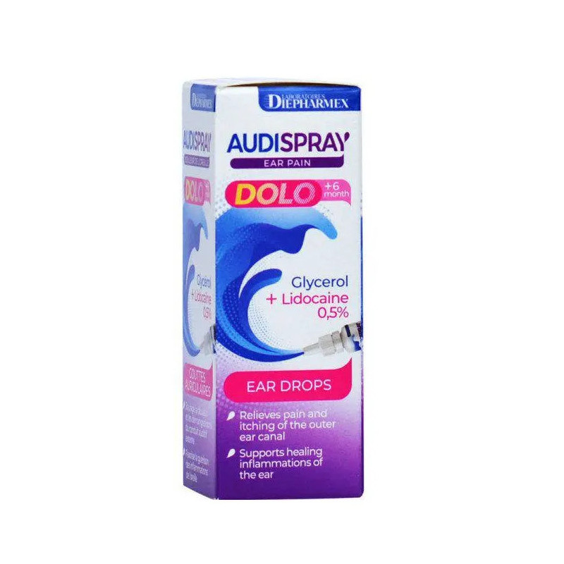 Audispray Dolo Douleur De L'oreille 7g - Soulagement rapide Kermatone