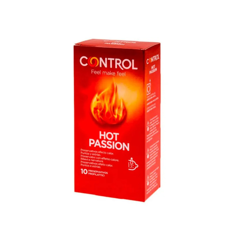Control Hot Passion Condoms - Effet chauffant pour plus de plaisir | Kermatone
