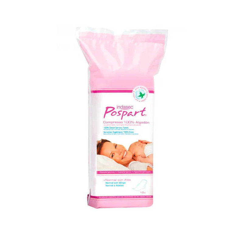 Indasec Serviettes Post-Partum 10U - Confort et Sécurité | Kermatone