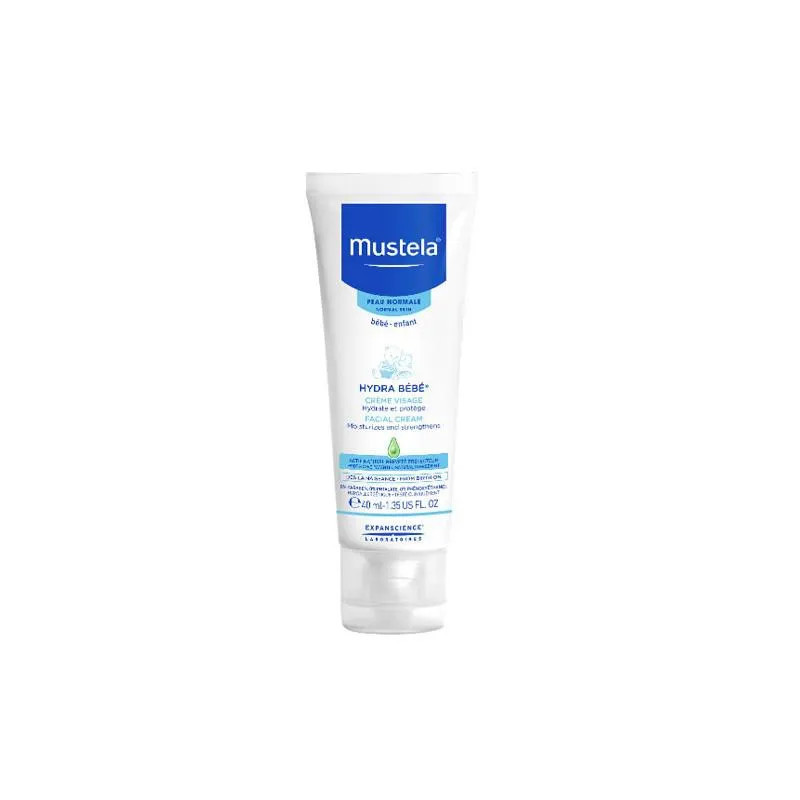 Mustela Hydra Bébé Crème Visage 40ml - Hydratation optimale Kermatone