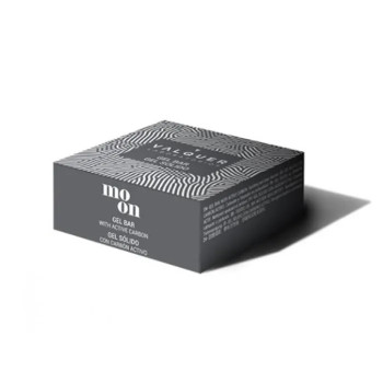 Valquer Gel Solide Moon Active Carbon 50g - Nettoyage Purifiant | Kermatone