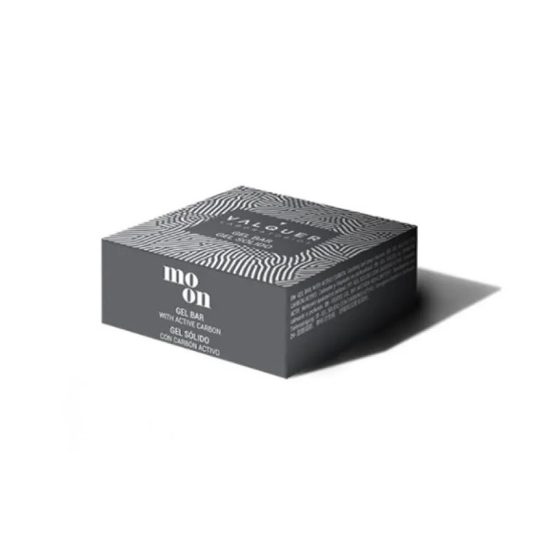 Valquer Gel Solide Moon Active Carbon 50g - Nettoyage Purifiant | Kermatone
